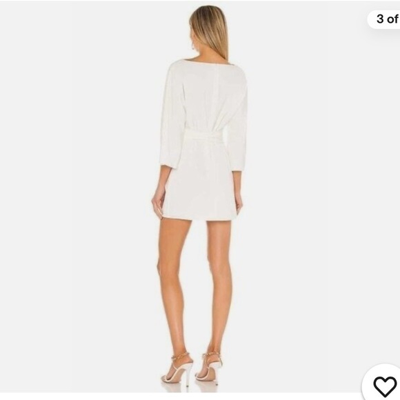 NWT NBD Maika Boat Neck Kimono sleeve Mini Dress - Picture 3 of 10